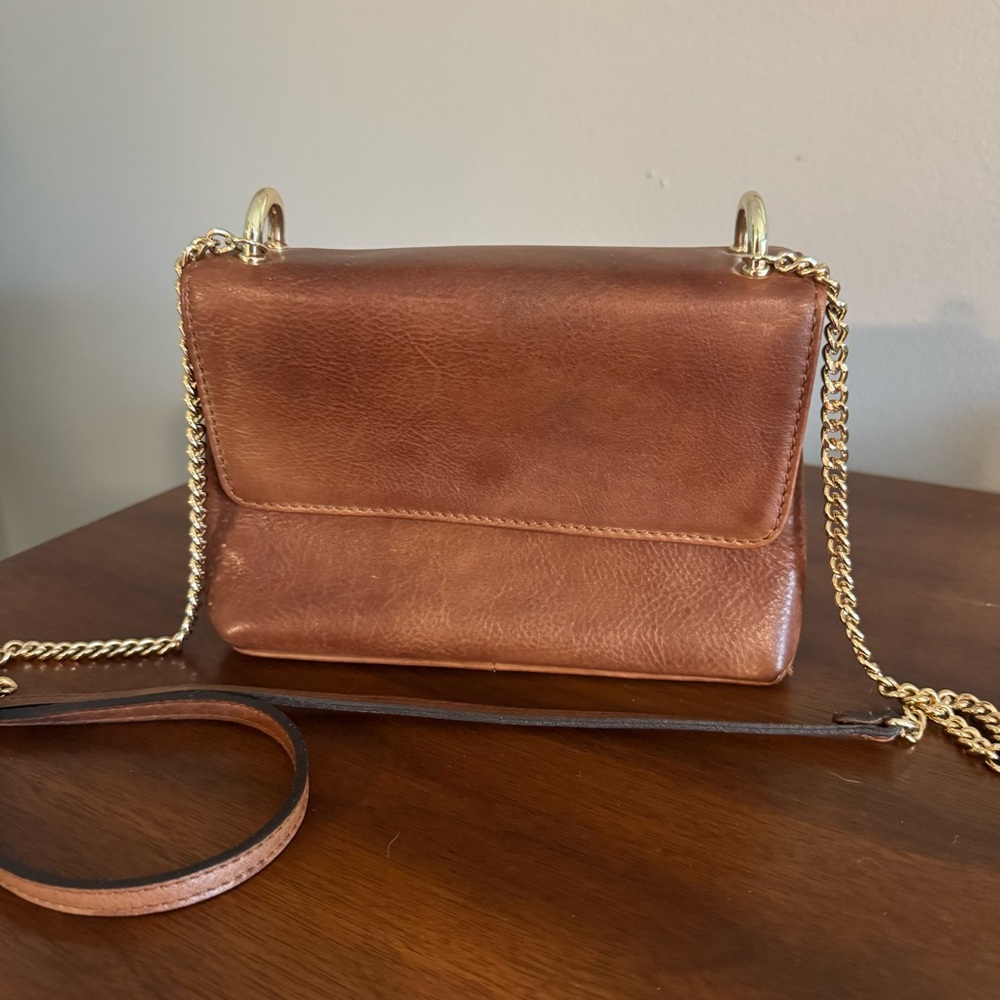 Leather crossbody bag